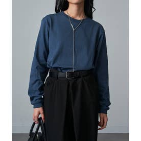 6.2オンス オープンエンドマックスウェイト ロングスリーブTシャツ ロンT 厚手 RL1216 （インディゴブルー）