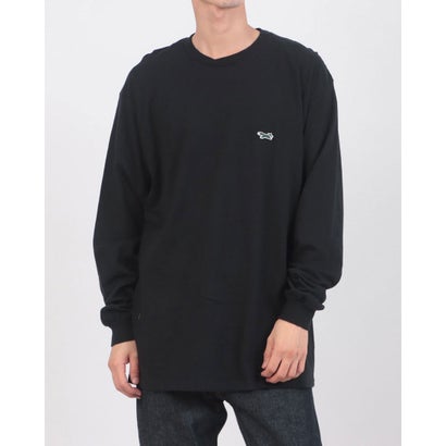 basic Crew ls tee キツネワッペンTシャツ ロンTEE （ブラック）｜詳細画像