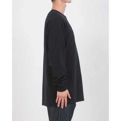 basic Crew ls tee キツネワッペンTシャツ ロンTEE （ブラック）｜詳細画像