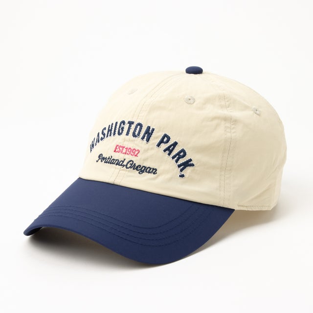 Washington Park Embroidery Cap/ワシントンパーク エンブロイダリー キャップ 【韓国デザイン】 NEO （ベージュ）