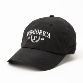 College Emblem Cap/カレッジエンブレム キャップ 【韓国デザイン】 NEO （ブラック）