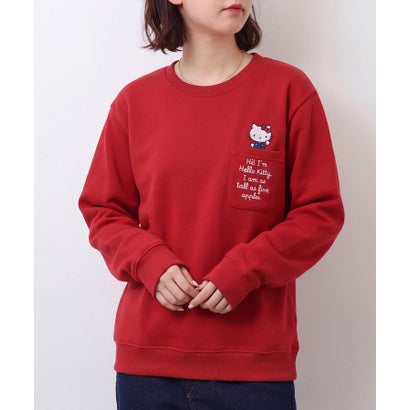 ハローキティ裏起毛スウェット SPD （レッド）｜詳細画像