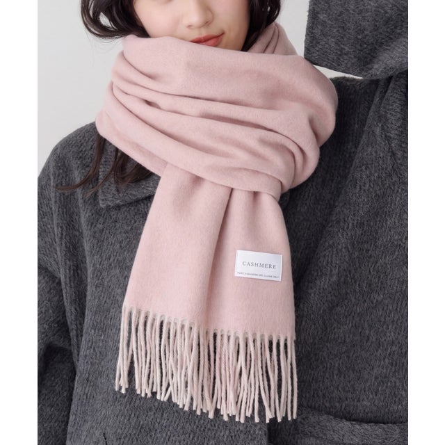 カシミヤストール 22021/22025/21027 CLIR （ピンク系その他3）