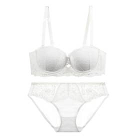 レースブラジャー ショーツ 2点セットSCCH （ホワイト）