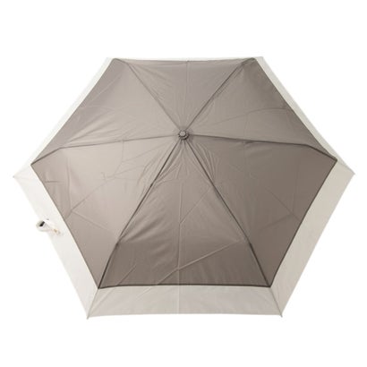 くすみバイカラー折り畳み傘 55cm NT （チャコールグレー）｜詳細画像