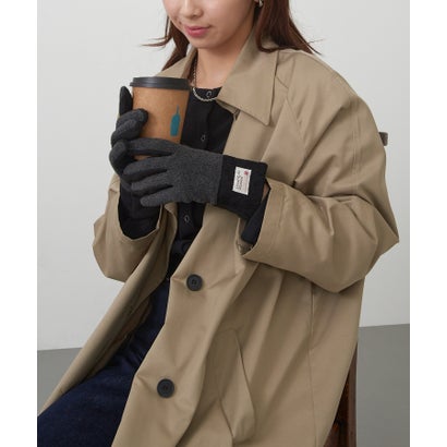 厚手ストレッチフリース コーデュロイ切替 手袋 WINGI （ブラック）｜詳細画像