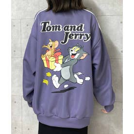 TOM&JERRYダブルライントラックジャケット SPD （ライトブルー）