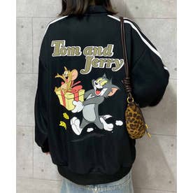 TOM&JERRYダブルライントラックジャケット SPD （ブラック）