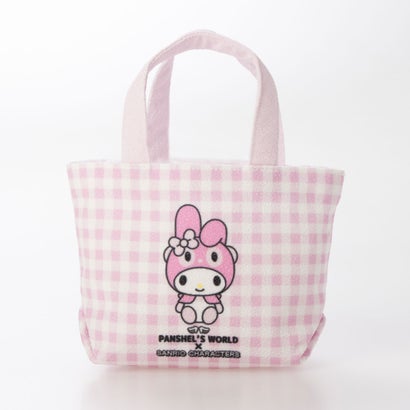 パンシェル×サンリオトートバッグ クロミ シナモロール ポムポムプリン マイメロディ SPD （ピンク）｜詳細画像