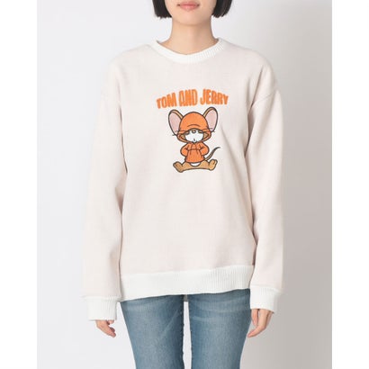 キャラクター 裏シャギー刺繍スウェット MNY （アイボリー系1）｜詳細画像