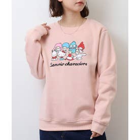 サンリオキャラクターズ裏起毛スウェット SPD （ピンク系1）