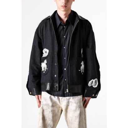 Carbon Folk Mexican Jacket （BLACK）｜詳細画像