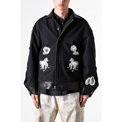 Carbon Folk Mexican Jacket （BLACK）｜詳細画像