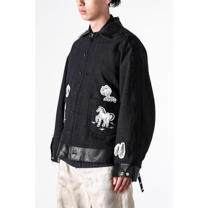 Carbon Folk Mexican Jacket （BLACK）｜詳細画像
