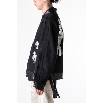 Carbon Folk Mexican Jacket （BLACK）｜詳細画像