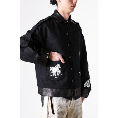 Carbon Folk Mexican Jacket （BLACK）｜詳細画像