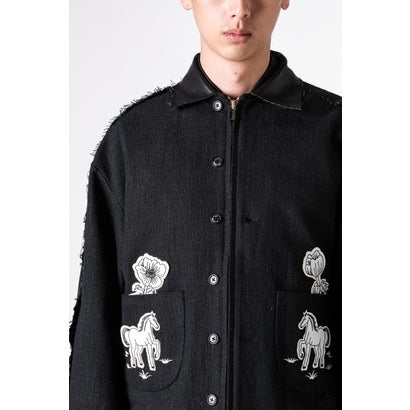 Carbon Folk Mexican Jacket （BLACK）｜詳細画像