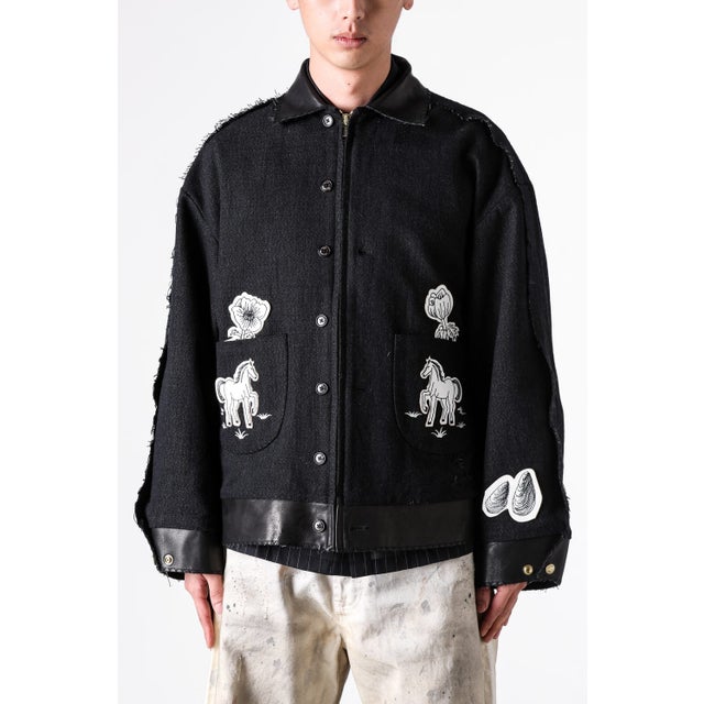Carbon Folk Mexican Jacket （BLACK）