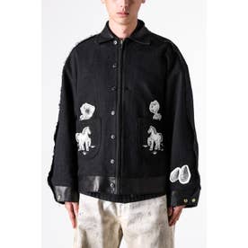 Carbon Folk Mexican Jacket （BLACK）