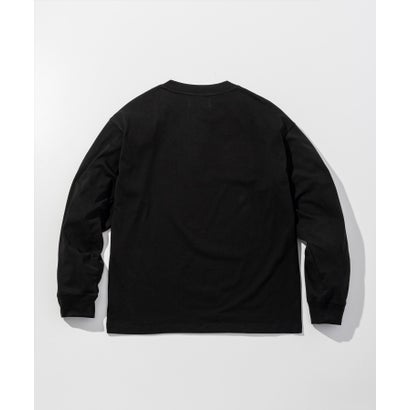 HENLEY NECK SNAP LONG SLEEVE TEE / ヘンリーネック スナップボタン ロングスリーブTシャツ （black）｜詳細画像