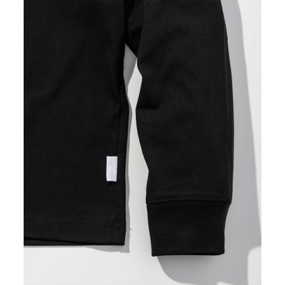 HENLEY NECK SNAP LONG SLEEVE TEE / ヘンリーネック スナップボタン ロングスリーブTシャツ （black）｜詳細画像
