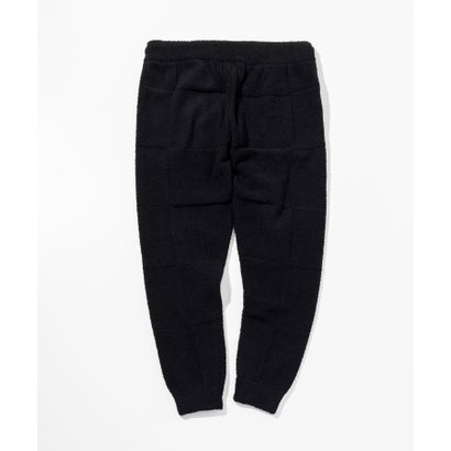 ウノ ピゥ ウノ ウグァーレ トレ リラックス 1PIU1UGUALE3 RELAX カシミヤタッチ ブロックニットパンツ （black）｜詳細画像