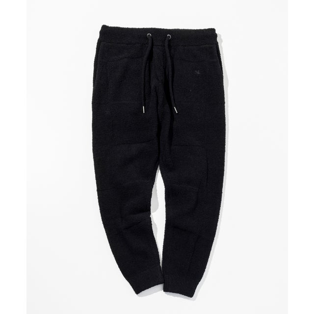 カシミヤタッチ ブロックニットパンツ （black）