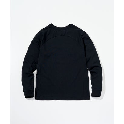 コード刺繍ロゴロングTシャツ （black）｜詳細画像