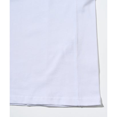 コード刺繍ロゴロングTシャツ （white）｜詳細画像