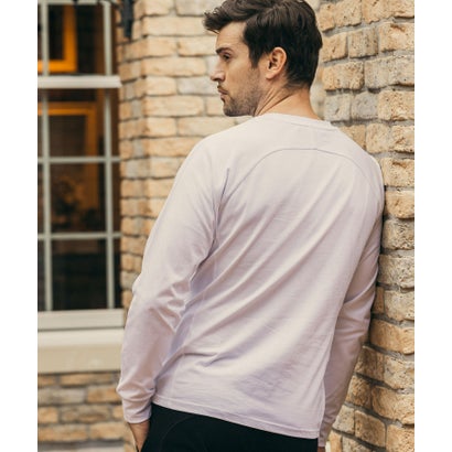 コード刺繍ロゴロングTシャツ （white）｜詳細画像