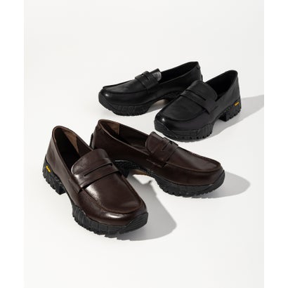 Vibram ソールレザーローファー （brown）｜詳細画像