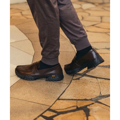Vibram ソールレザーローファー （brown）｜詳細画像
