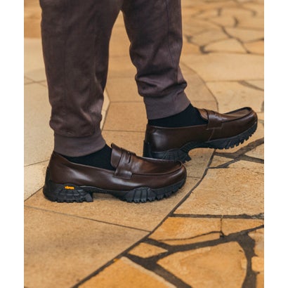 Vibram ソールレザーローファー （brown）｜詳細画像