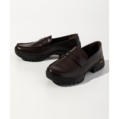 Vibram ソールレザーローファー （brown）｜詳細画像