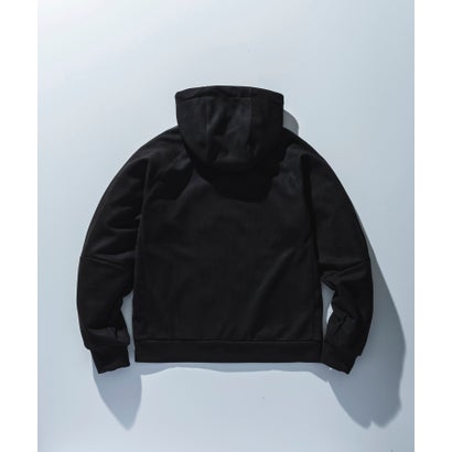 シンセティックスウェードポンチパーカー （black）｜詳細画像