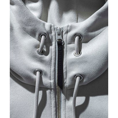 シンセティックスウェードポンチパーカー （off white）｜詳細画像