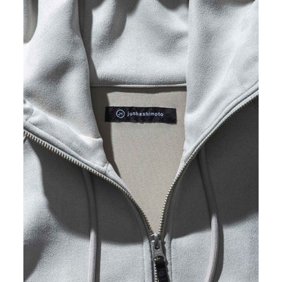 シンセティックスウェードポンチパーカー （off white）｜詳細画像