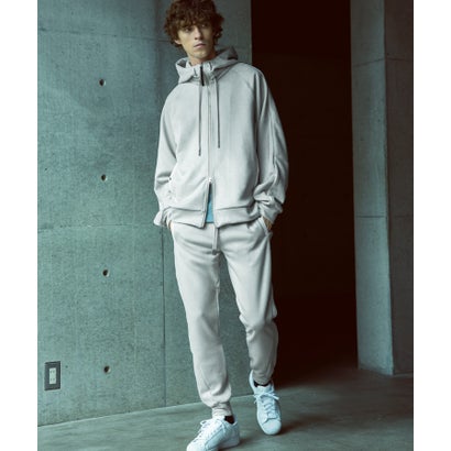 シンセティックスウェードポンチパーカー （off white）｜詳細画像