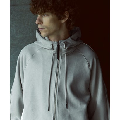 シンセティックスウェードポンチパーカー （off white）｜詳細画像
