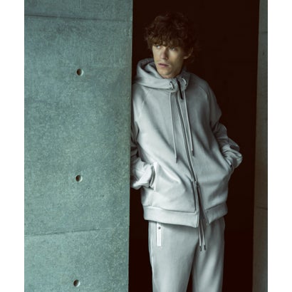 シンセティックスウェードポンチパーカー （off white）｜詳細画像