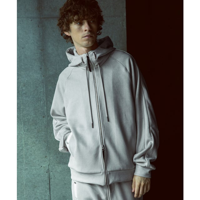シンセティックスウェードポンチパーカー （off white）