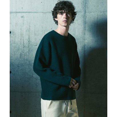 ジェイエイチ ジュンハシモト JH junhashimoto メッシュジャガードニット （green）｜詳細画像