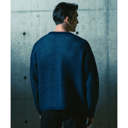 ジェイエイチ ジュンハシモト JH junhashimoto メッシュジャガードニット （navy）｜詳細画像
