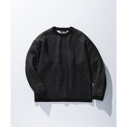 ジェイエイチ ジュンハシモト JH junhashimoto メッシュジャガードニット （black）｜詳細画像
