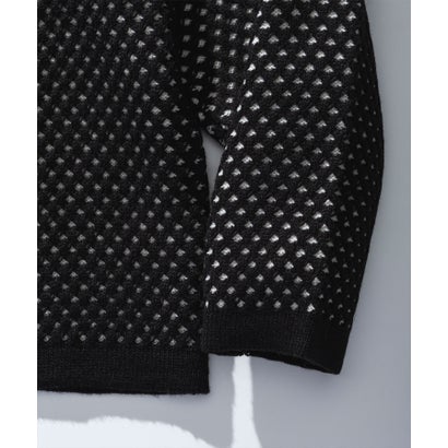 ジェイエイチ ジュンハシモト JH junhashimoto メッシュジャガードニット （black）｜詳細画像
