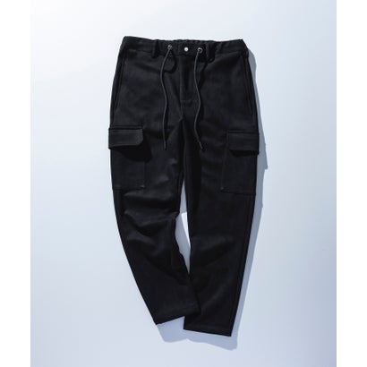シンセティックスウェードポンチカーゴパンツ （black）｜詳細画像