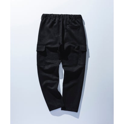 シンセティックスウェードポンチカーゴパンツ （black）｜詳細画像
