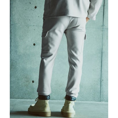 シンセティックスウェードポンチカーゴパンツ （off white）｜詳細画像
