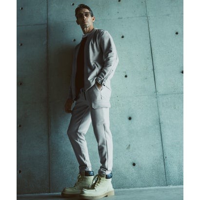 シンセティックスウェードポンチカーゴパンツ （off white）｜詳細画像