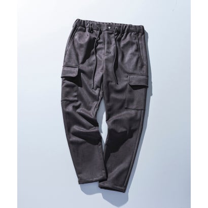 シンセティックスウェードポンチカーゴパンツ （charcoal）｜詳細画像